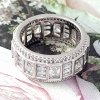 gold ring 17,30mm. gold-plated engagement xuping